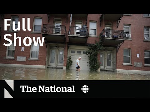 CBC News: The National | Montreal water main break chaos