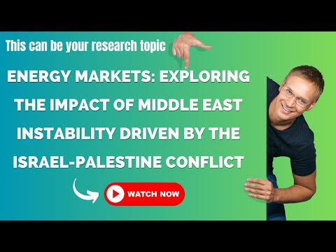 Exploring the Impact of Middle East Instability Driven by the Israel-Palestine Conflict #research