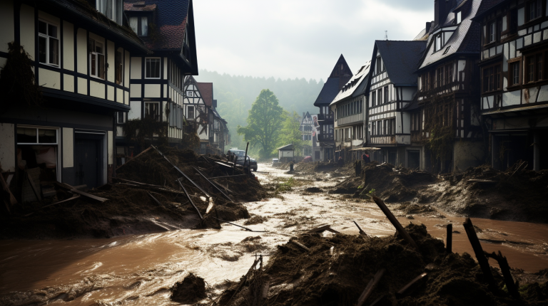 Hevige Regenval in Duitsland: Eén Dode en Meerdere Vermisten